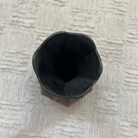 Metal decorative vase, Embossed Metal Floral Decorative Vase,  home decor - Picture 11 of 16